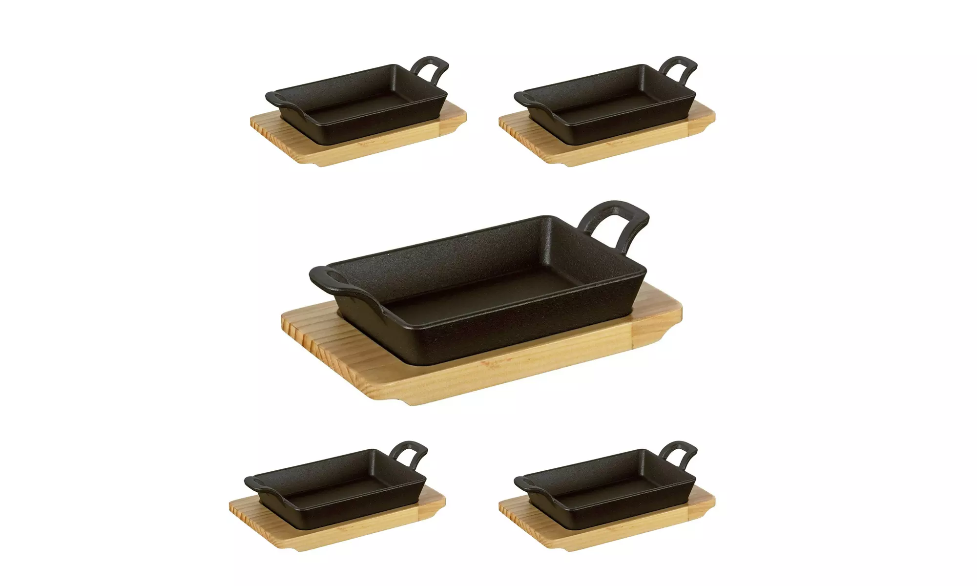 Kuechenprofi Cast Iron Serving Pan (5 pack) (Restaurant pack) - Primary Image