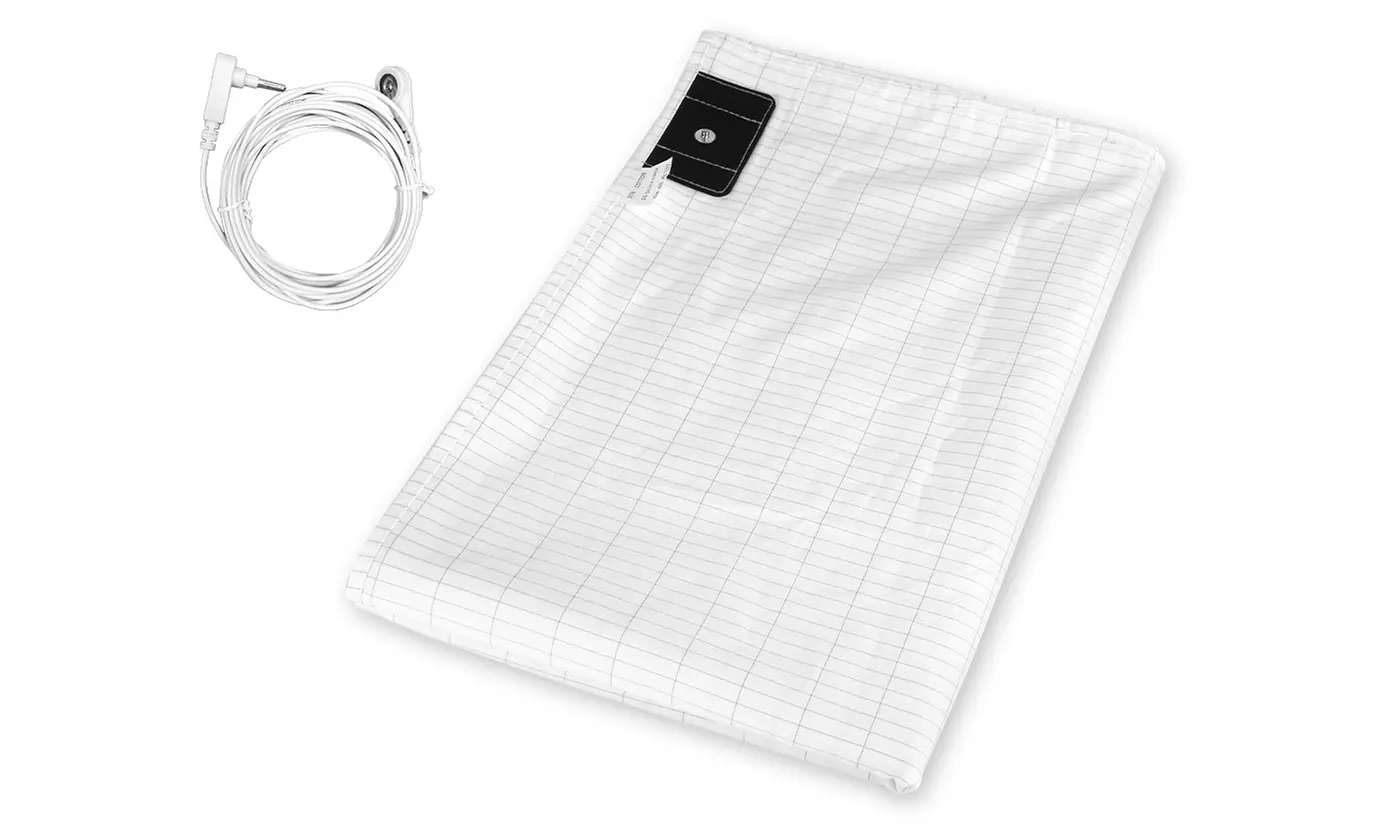 NewHome Organic Cotton Silver Fiber Grounding/Earthing Fitted Sheet