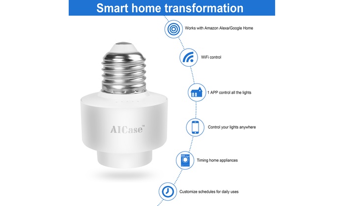 smart light socket google home