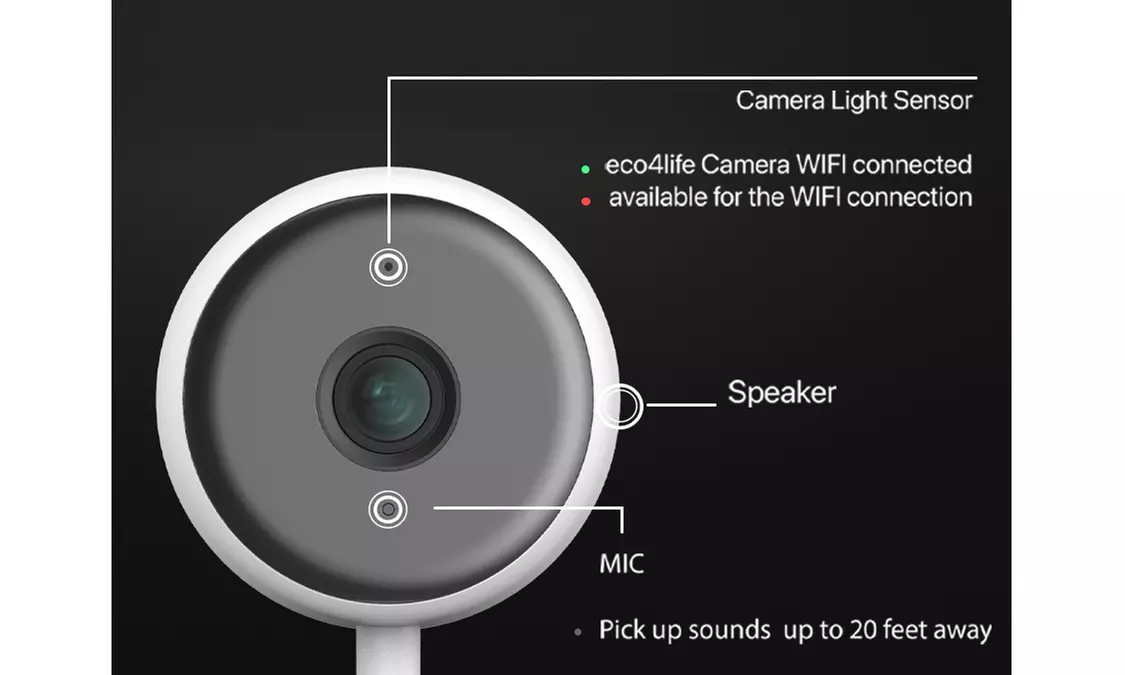 Eco4Life 1080P Indoor Ip Camera - Second Medium