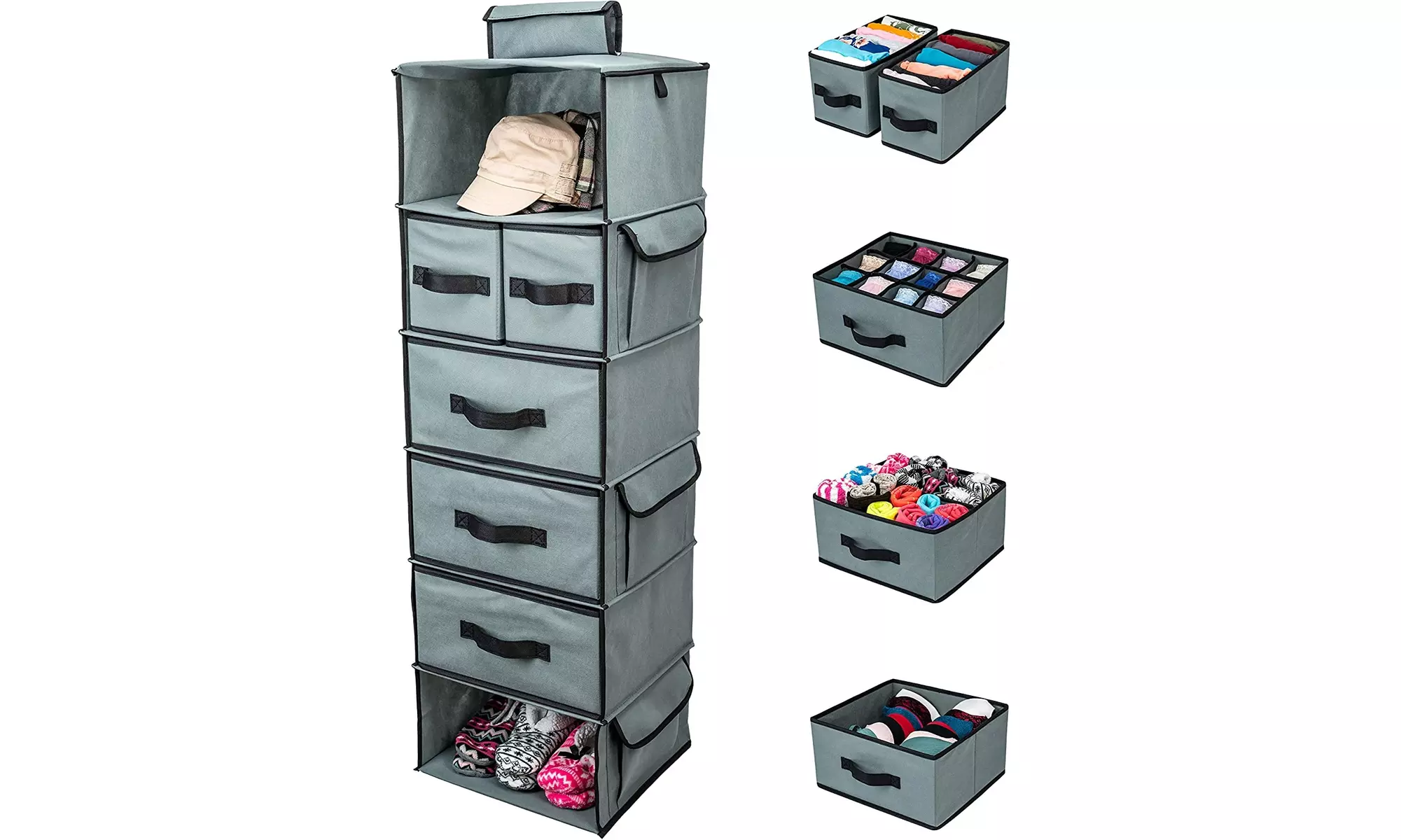 SMIRLY Hanging Closet Organizer and Storage Shelves  - Primary Image