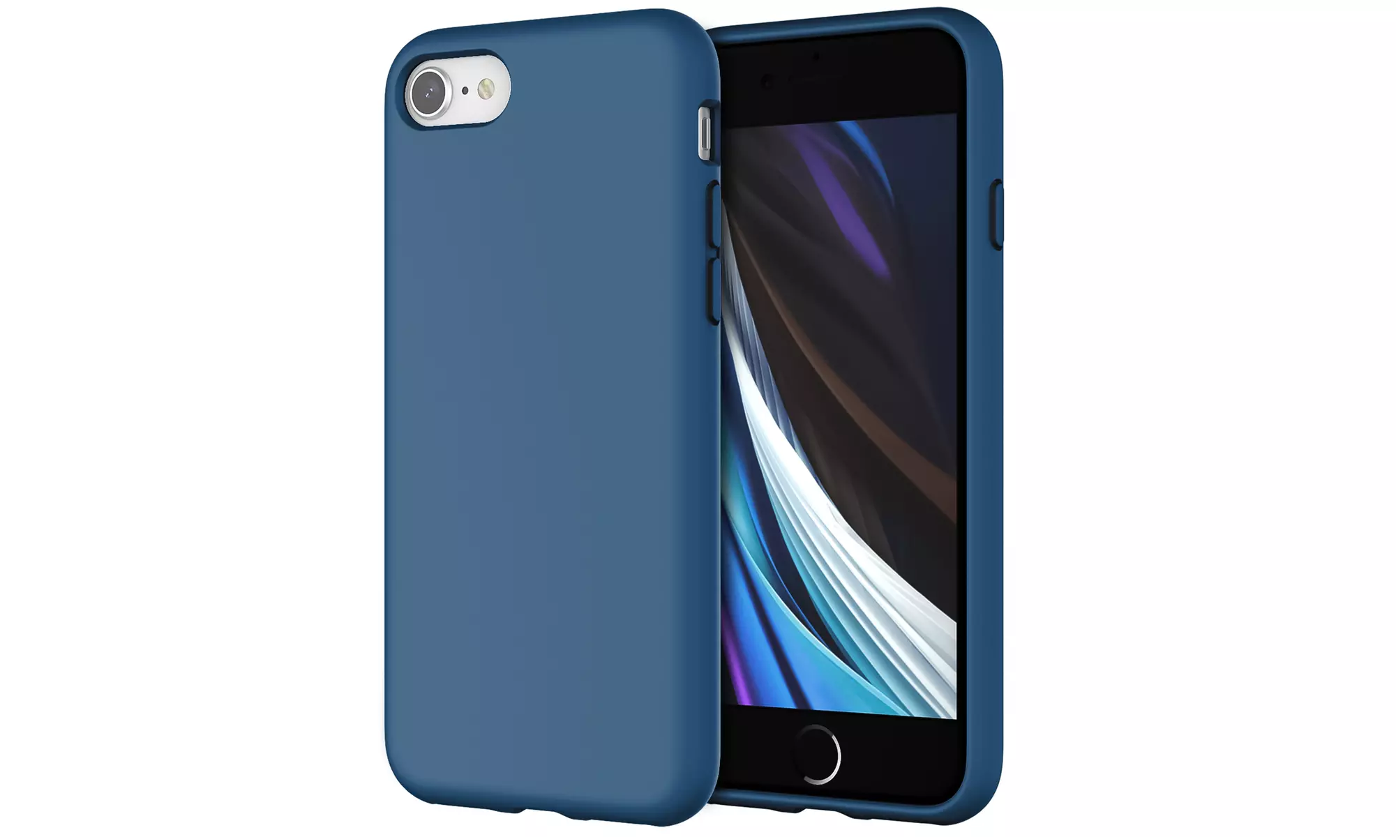Silicone Case for iPhone 7/8, iPhone SE 3/2, Silky-Soft Touch Shockproof Case