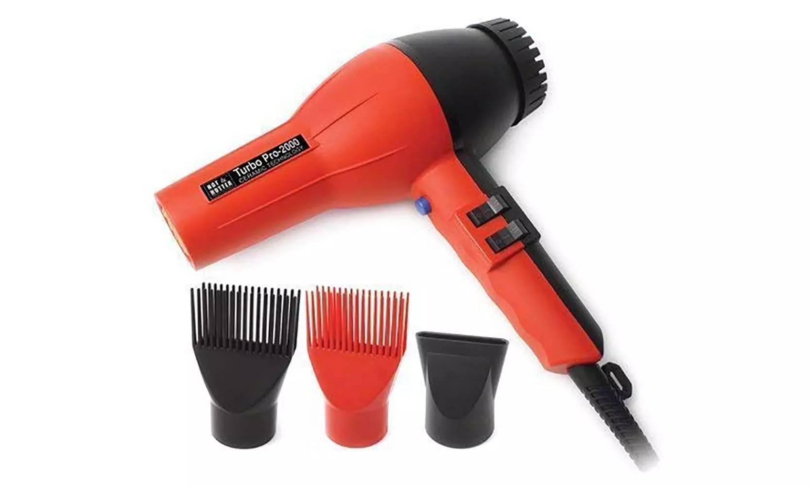 Annie Hot & Hotter Salon Red Turbo Pro-2000 Ionic Ceramic Hair Dryer  - Second Medium