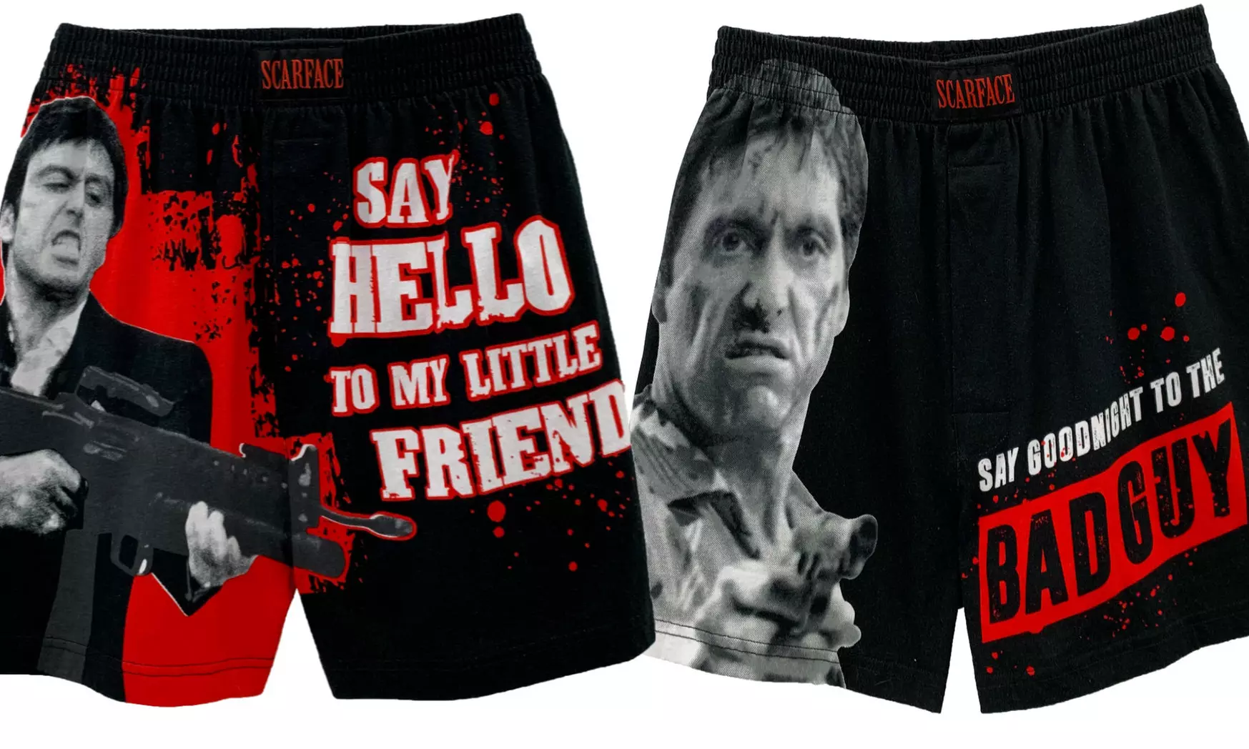 Scarface Men's Lounge Pajama Pants with Boxer Shorts The World is Yours - Primary Image