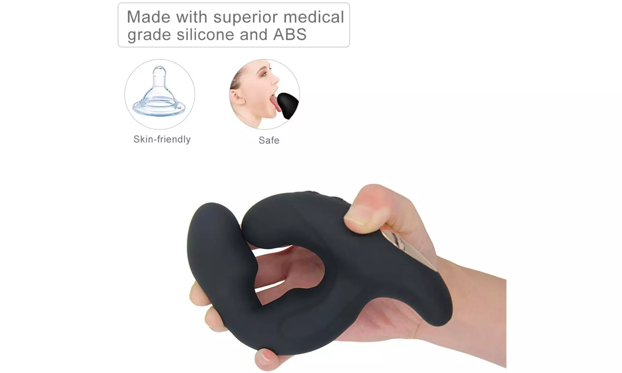 12 Speeds Prostate Massager Anal Plug Vibrator Remote Control Waterproof Sex Toy