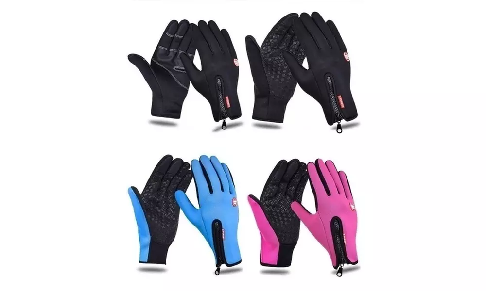 Unisex Waterproof Winter Ski Gloves Camping Thermal Gloves for Women Men - Primary Image