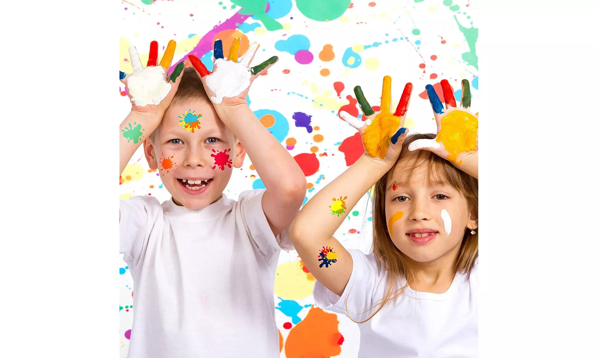 144 Pieces Artist Party Paint Splash Artist Paint Temporary for Art Party - Second Medium