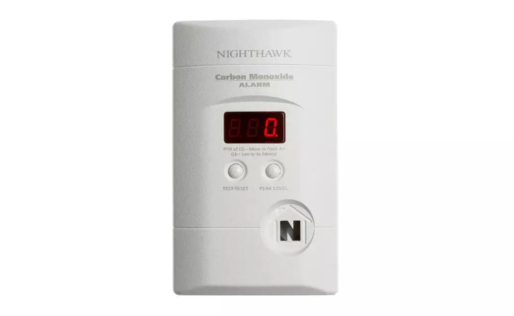 Kidde 900-0076 Nighthawk Digital Carbon Monoxide Alarm, White - Primary Image
