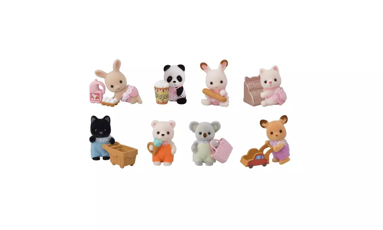 Calico Critters Baby Shopping Series, 3 Blind Bag Set - Primary Image