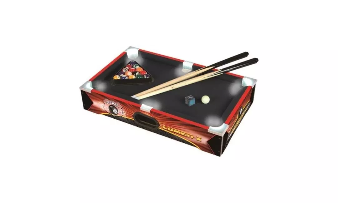 Triumph Sports USA 45-6765 20 in. LED Lumen-X Table Top Billiards - Primary Image