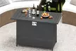 Costway Propane Fire Pit Table with Metal Slatted Tabletop & Steel Burner - Second Medium