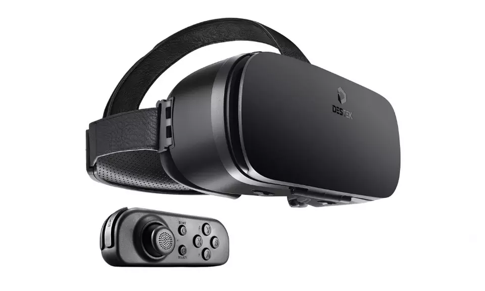 DESTEK V4 VR Headset, Eye Protected HD Virtual Reality Headset w/Touch Button - Primary Image
