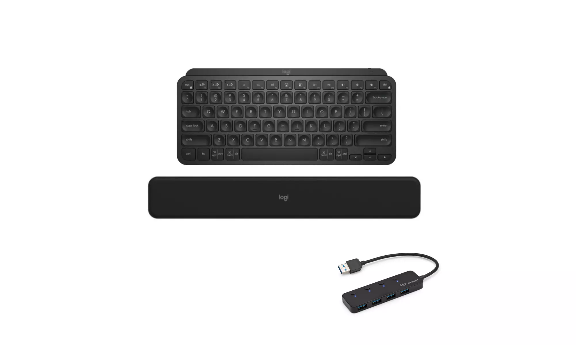 Logitech MX Keys Mini Wireless Illuminated Keyboard Bundle with Accessories - Primary Image