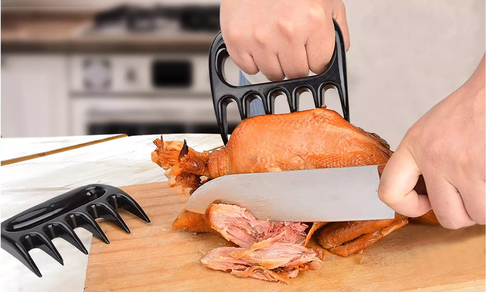 ProThermo Instant-Read Digital Meat and Poultry Thermometer and Meat Claws