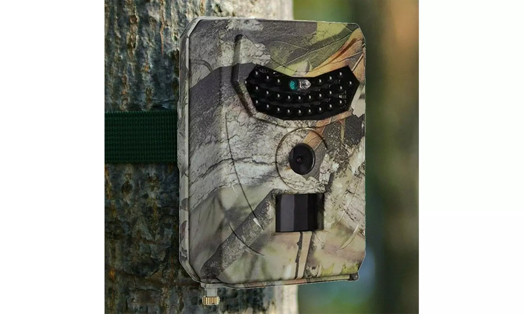 26-LED 1080P 12MP Night Vision Monitoring Trail Camera for Warehouse Hunting - Primary Image