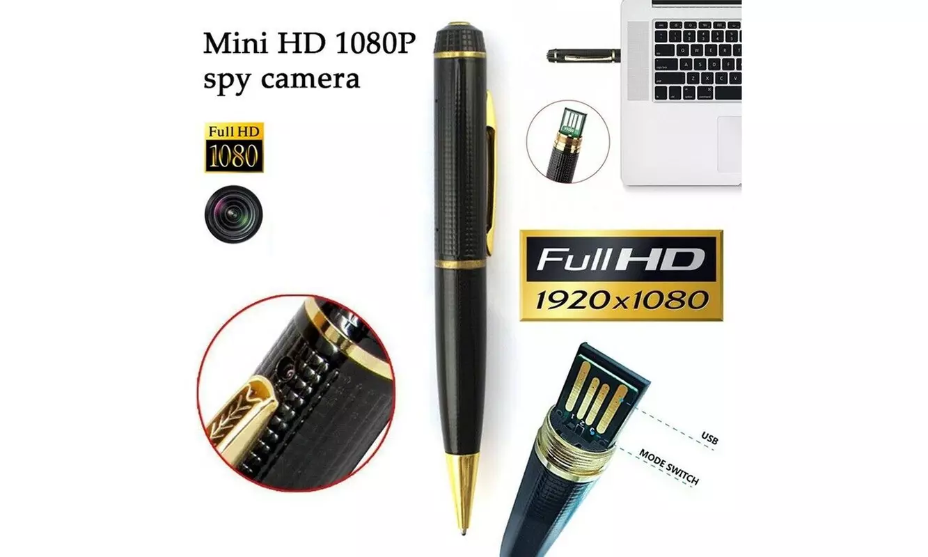 REAL 1080p FULL HD Spy REC PEN Cam Nanny Video/Voice Hidden Recorder Camera - Primary Image