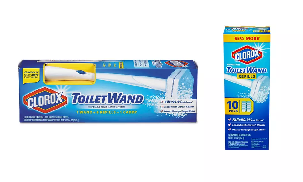 Clorox Toilet Wand Starter Kit or 10 Count Refill Pack - Primary Image