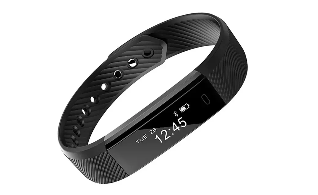 ID115 Smart Bracelet Fitness Tracker Call SMS Sedentary Reminder - Primary Image