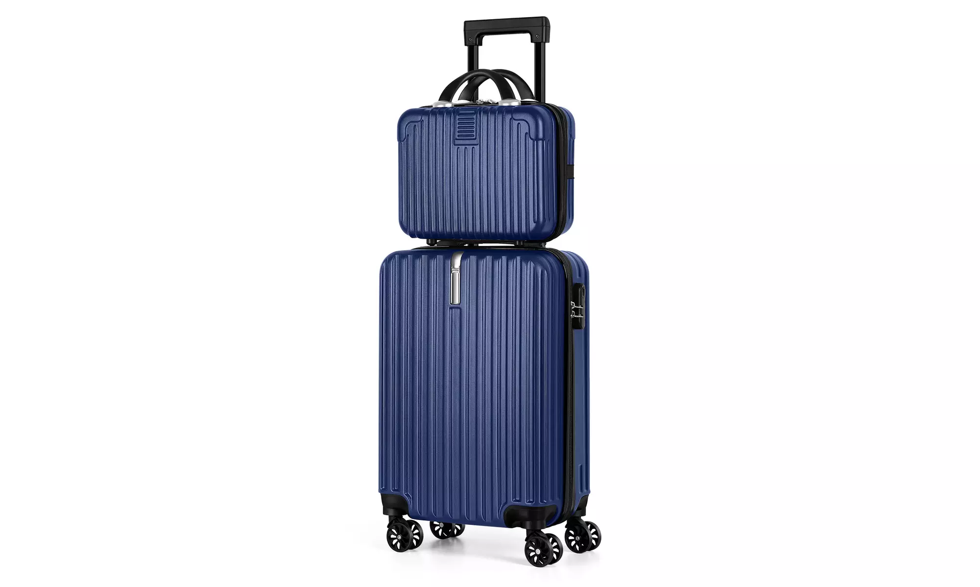 Dual Spinner Hard-Sided Carry-On Two-Piece Luggage Set