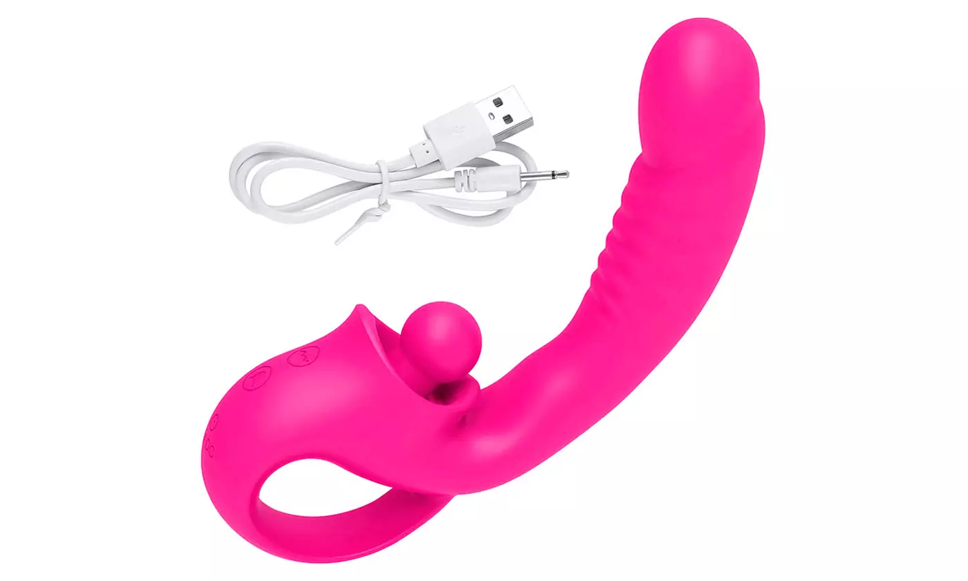 Clitoral Tapping Rabbit Vibrator for Clit G Spot Triple Stimulation