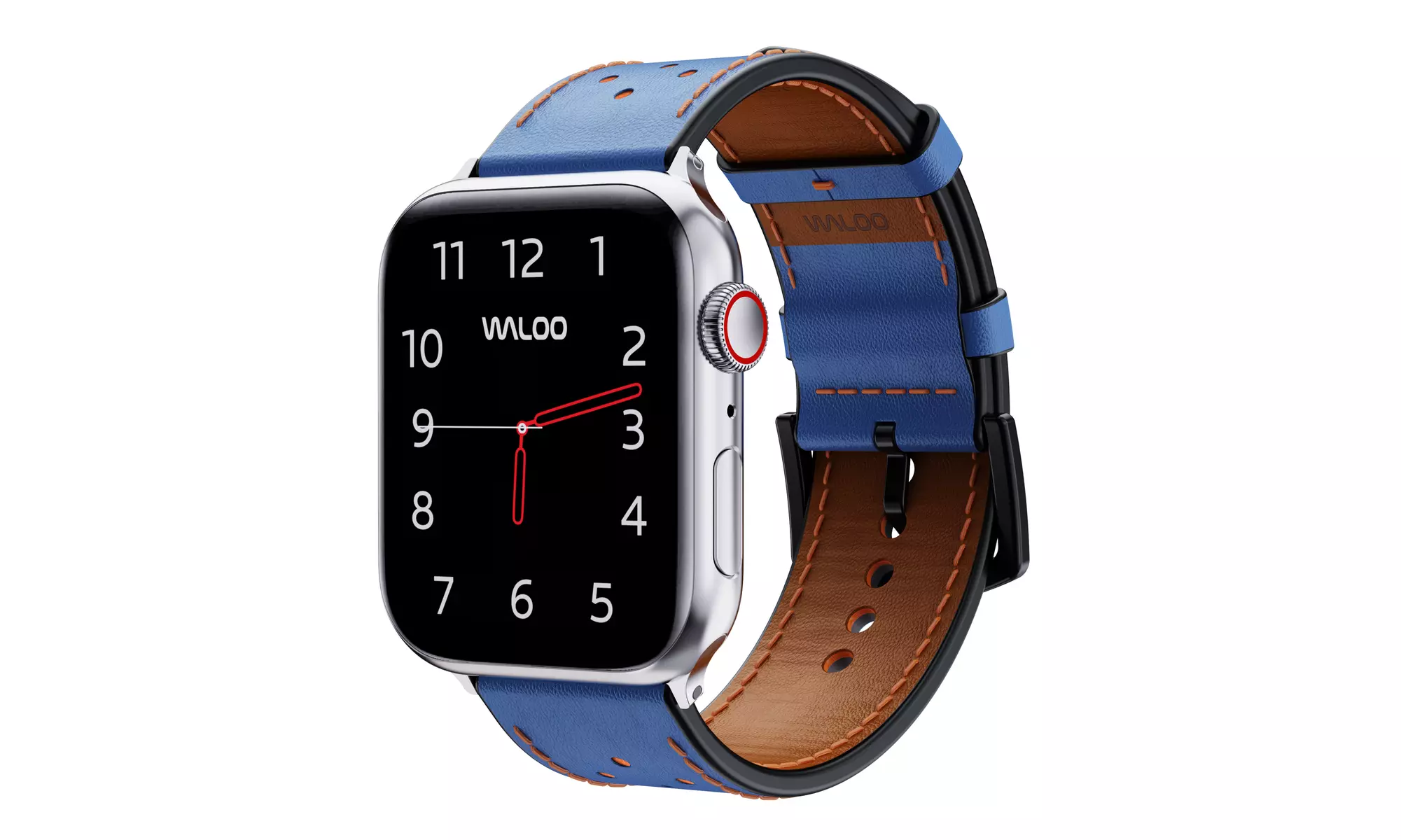 Waloo Leather & Metal Replacement Bands for Apple Watch - All Series