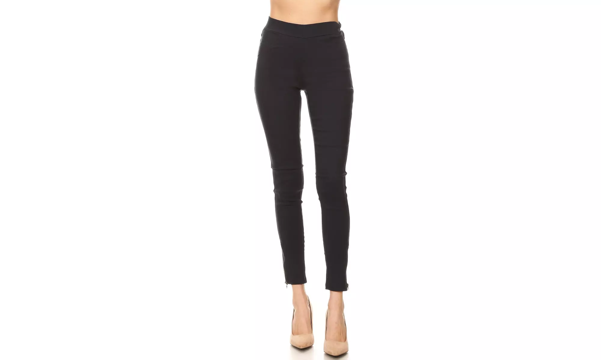 Women's High Waisted Skinny Pull-On Pants Ankle Stretchy Jeggings