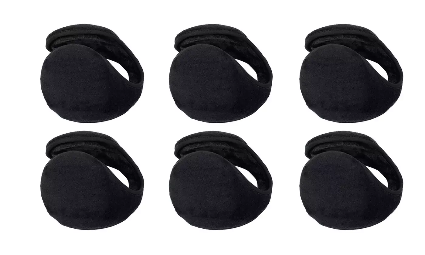 2-6 Pack Winter EarMuffs Unisex Knit Warm Fleece Ear Warmers Cover Outdoor 