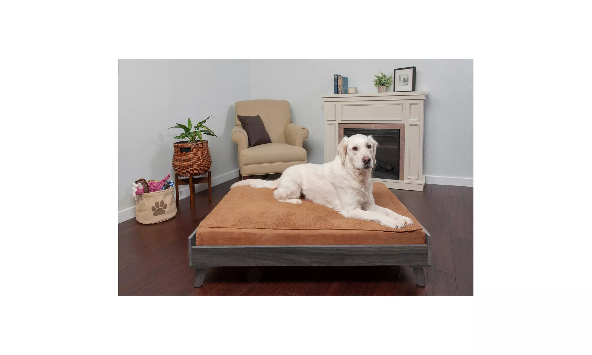 FurHaven Pet Bed Frame for Sofa-Style and Deluxe Mattress Dog Beds  - Primary Image