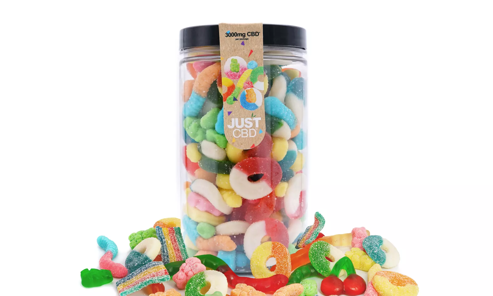 CBD Gummies Party Pack from JustCBD (3000mg) - Primary Image