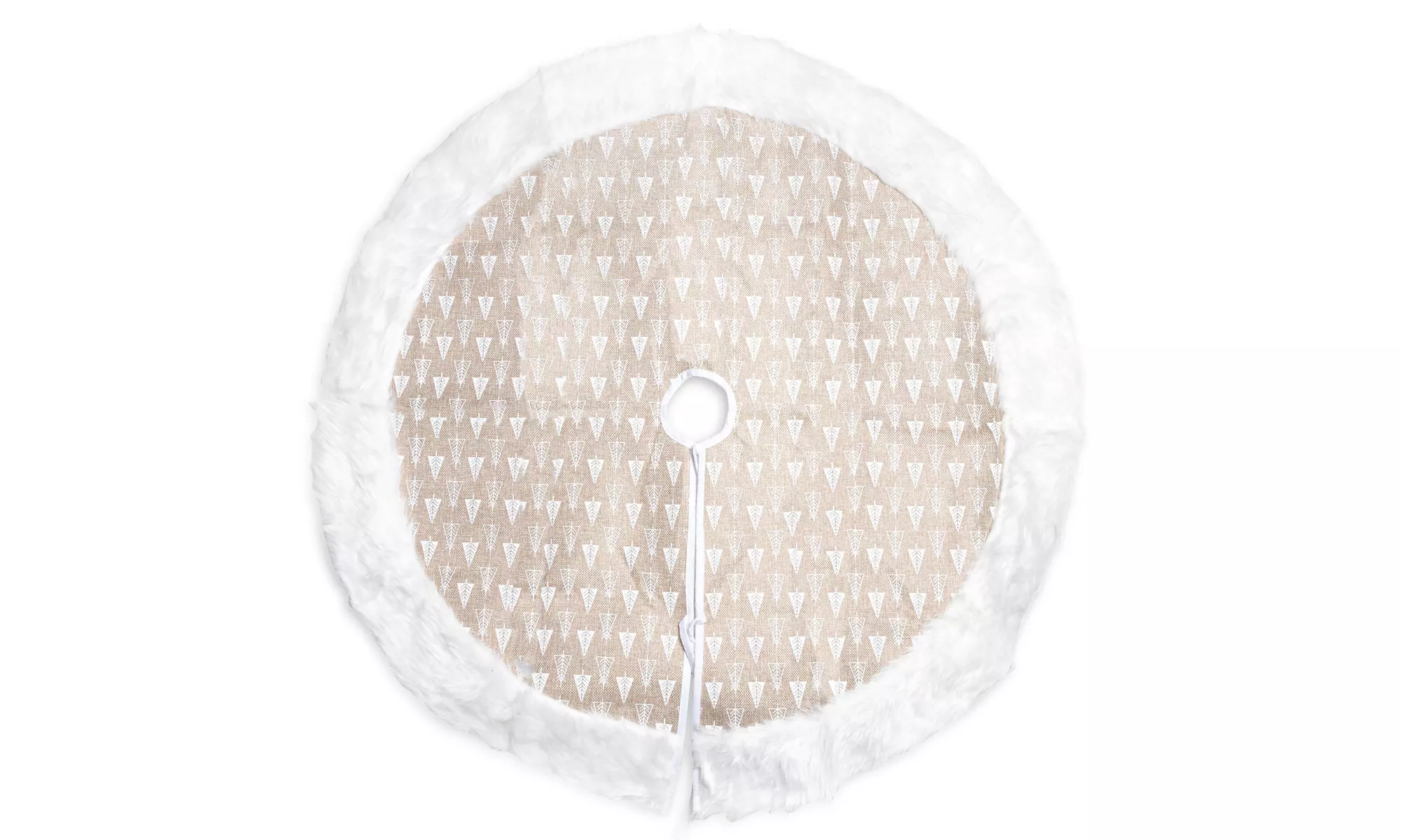 Merry & Bright Holiday Christmas Tree Skirts with Festive Design