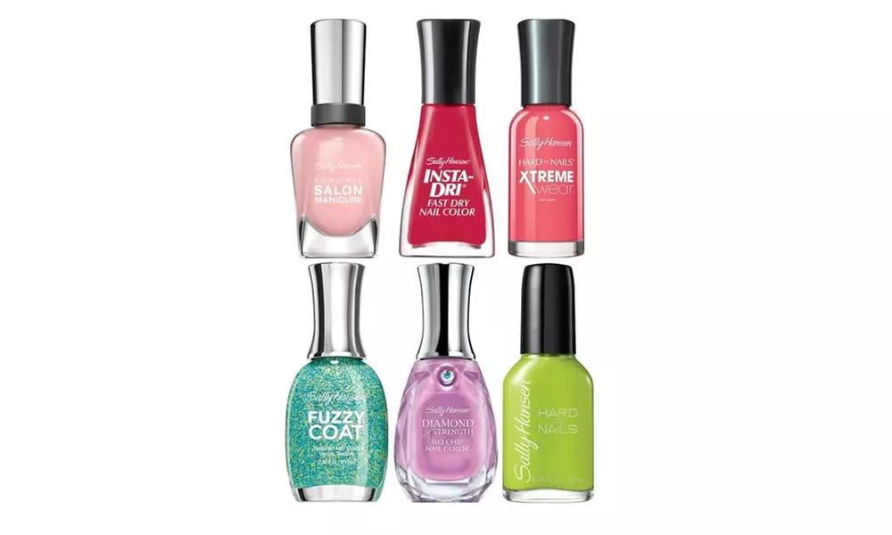 Sally Hansen Assorted Nail Polish - 6 Pack - Second Medium