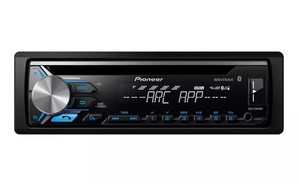 Pioneer 1-DIN Car Stereo CD Player Receiver w/ Bluetooth USB AUX - Primary Image