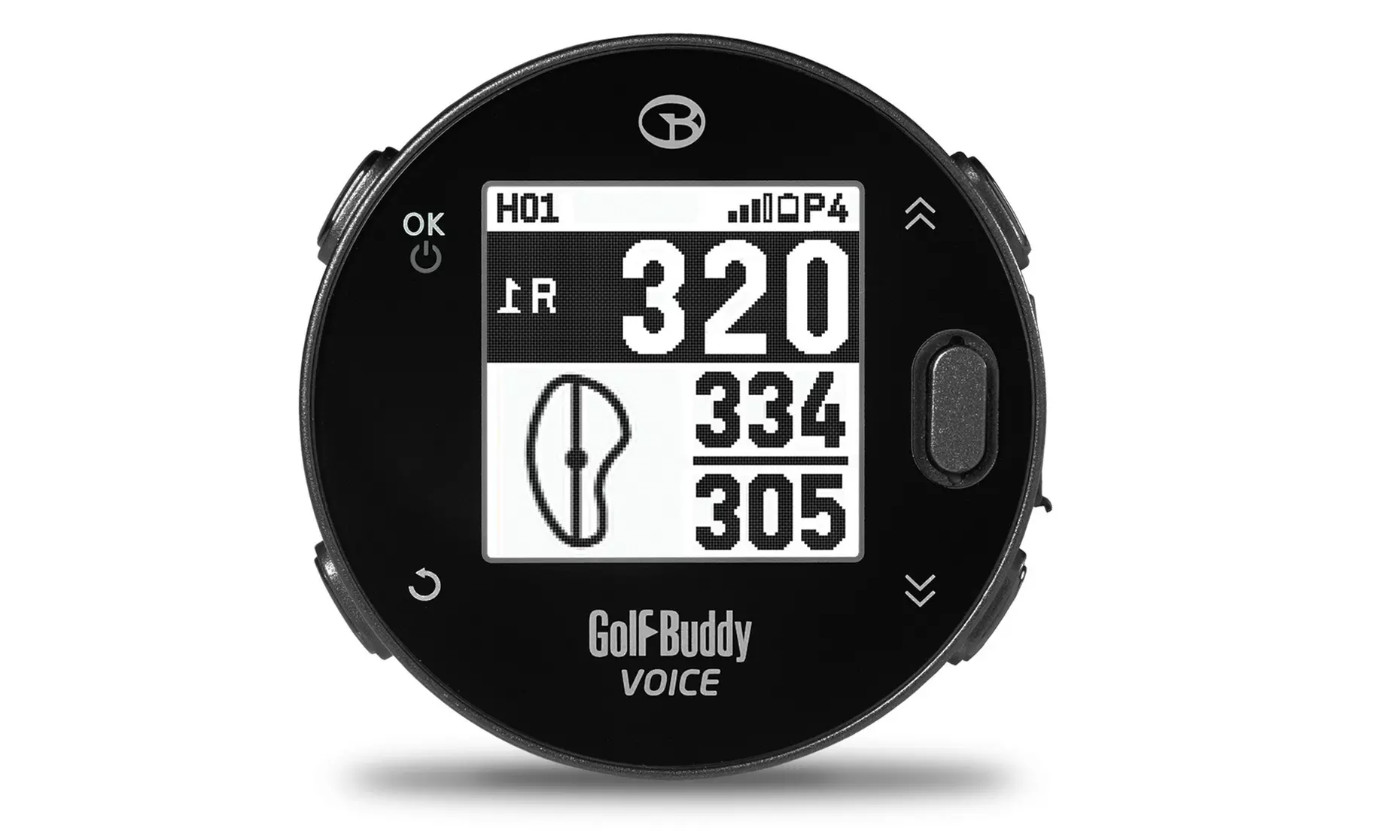 GolfBuddy VoiceX GPS Range Finder - Black - Primary Image
