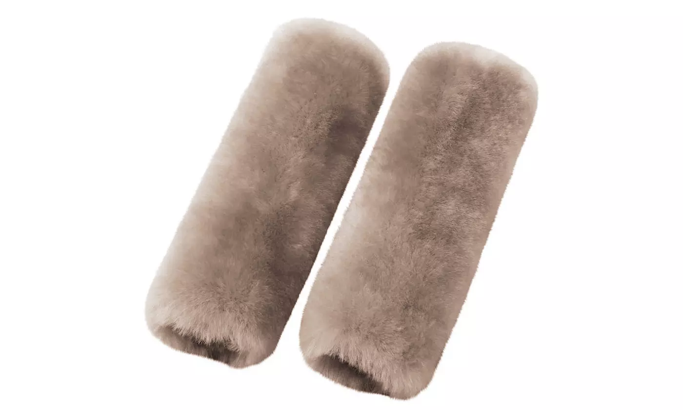 Car Seat Straps Shoulder Pads Super Soft Plush Seat Belt Covers
