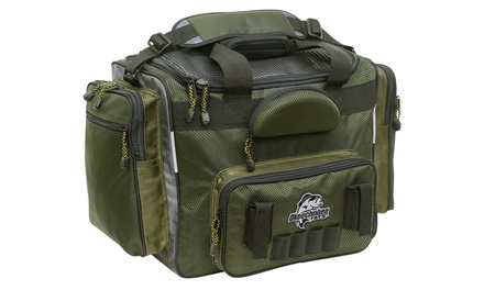 Okeechobee Fats Fisherman Deluxe Tackle Bag, Palmetto, FBA303MEI-PLM ...