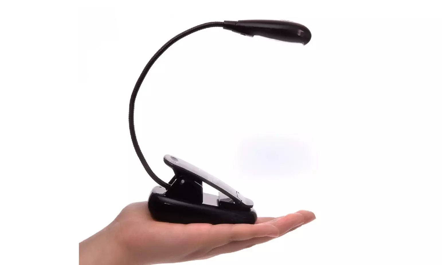 Flexible Clip On LED Light Lamp For Book Reading Tablet Laptop PC eReader US - Primary Image