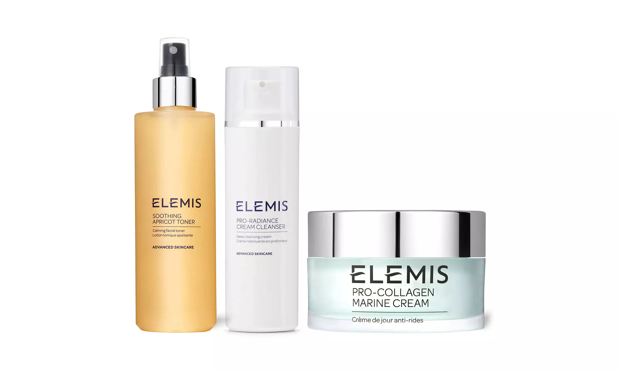 Elemis Anti-Aging Set (Collagen Cream, Soothing Toner & Radiance Cleanser) 15 oz - Primary Image