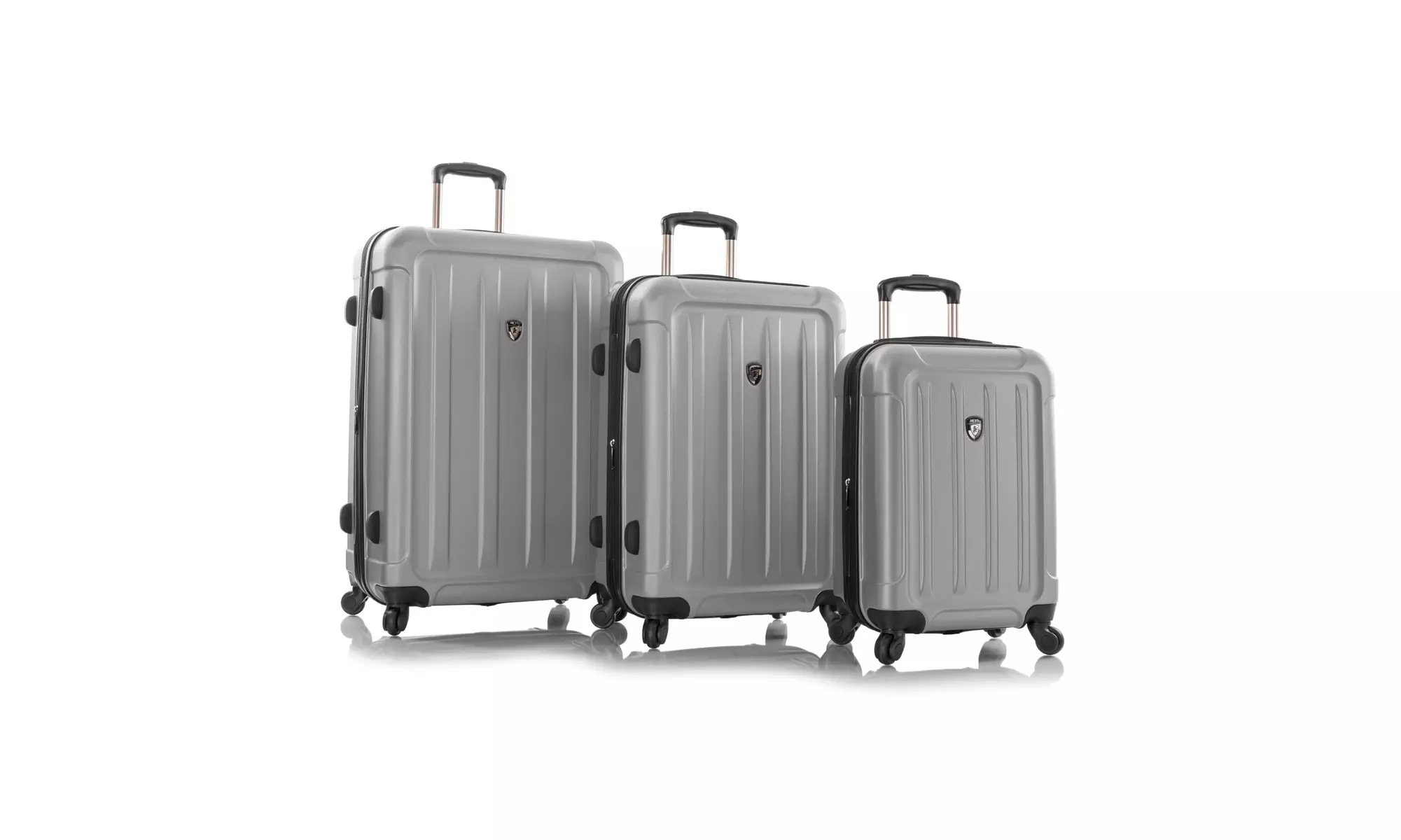 Heys America Frontier 3-Piece Luggage Set (Silver) - Primary Image