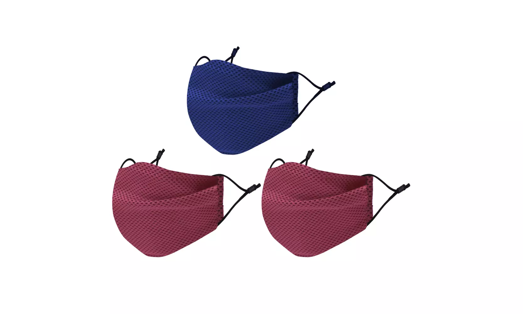 Waloo Cooling Face Masks, Cools when wet for Adults & Kids (1,2,3 or 4 Pack)