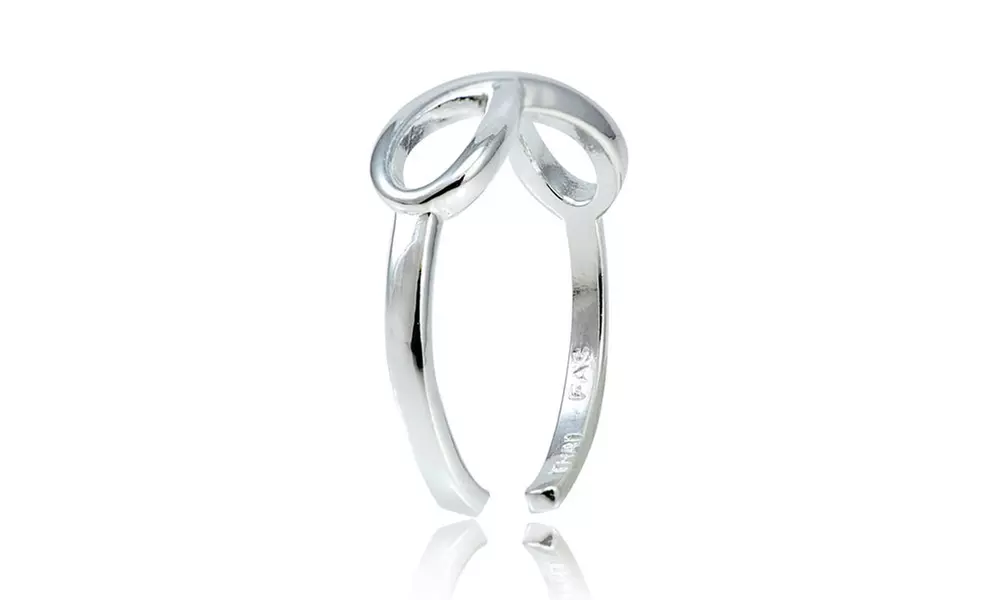 Sterling Silver Infinity Toe Ring