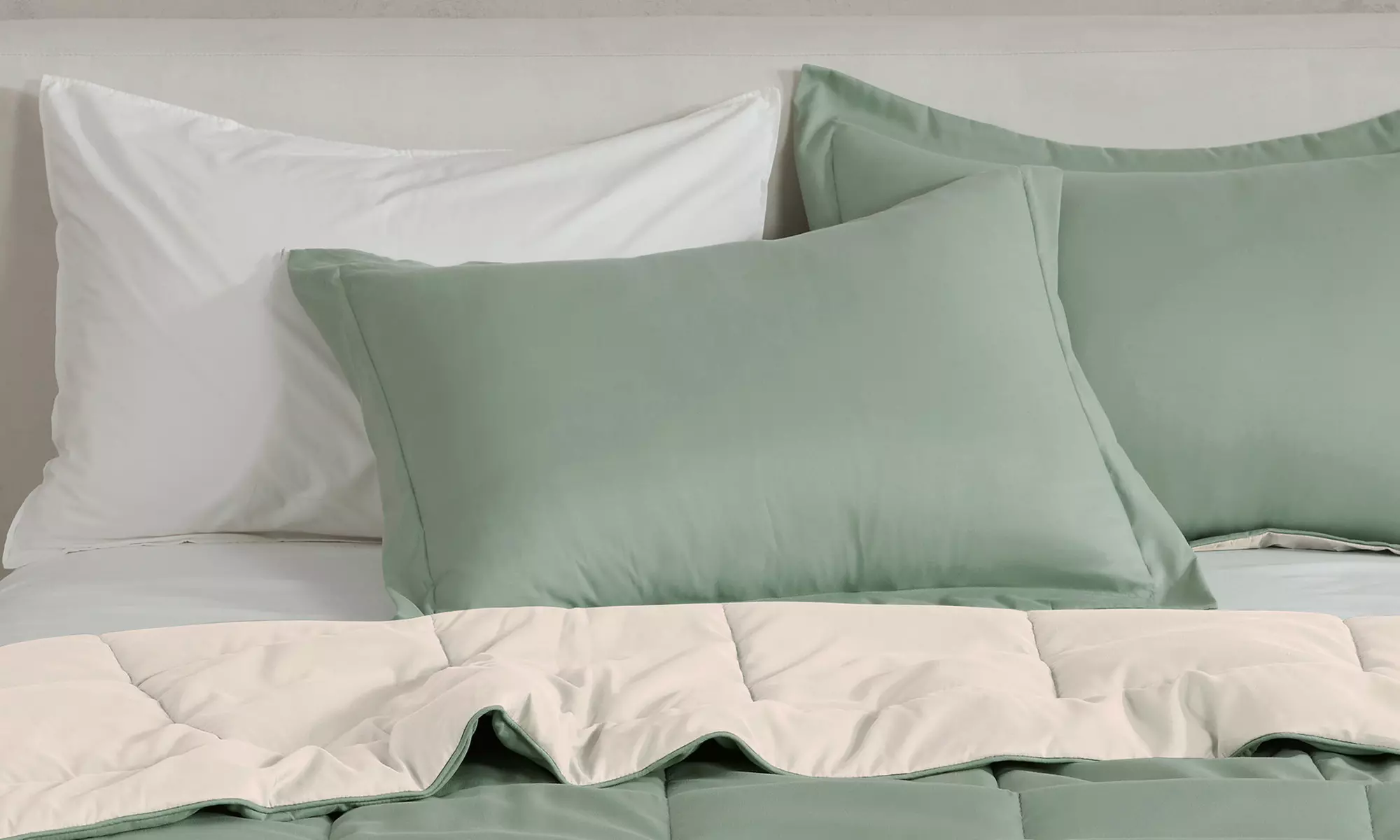 FreshFolds Reversible Down Alternative Comforter Set 