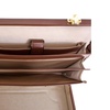 Image 6: Daley Leather 3.5" Attaché Briefcase