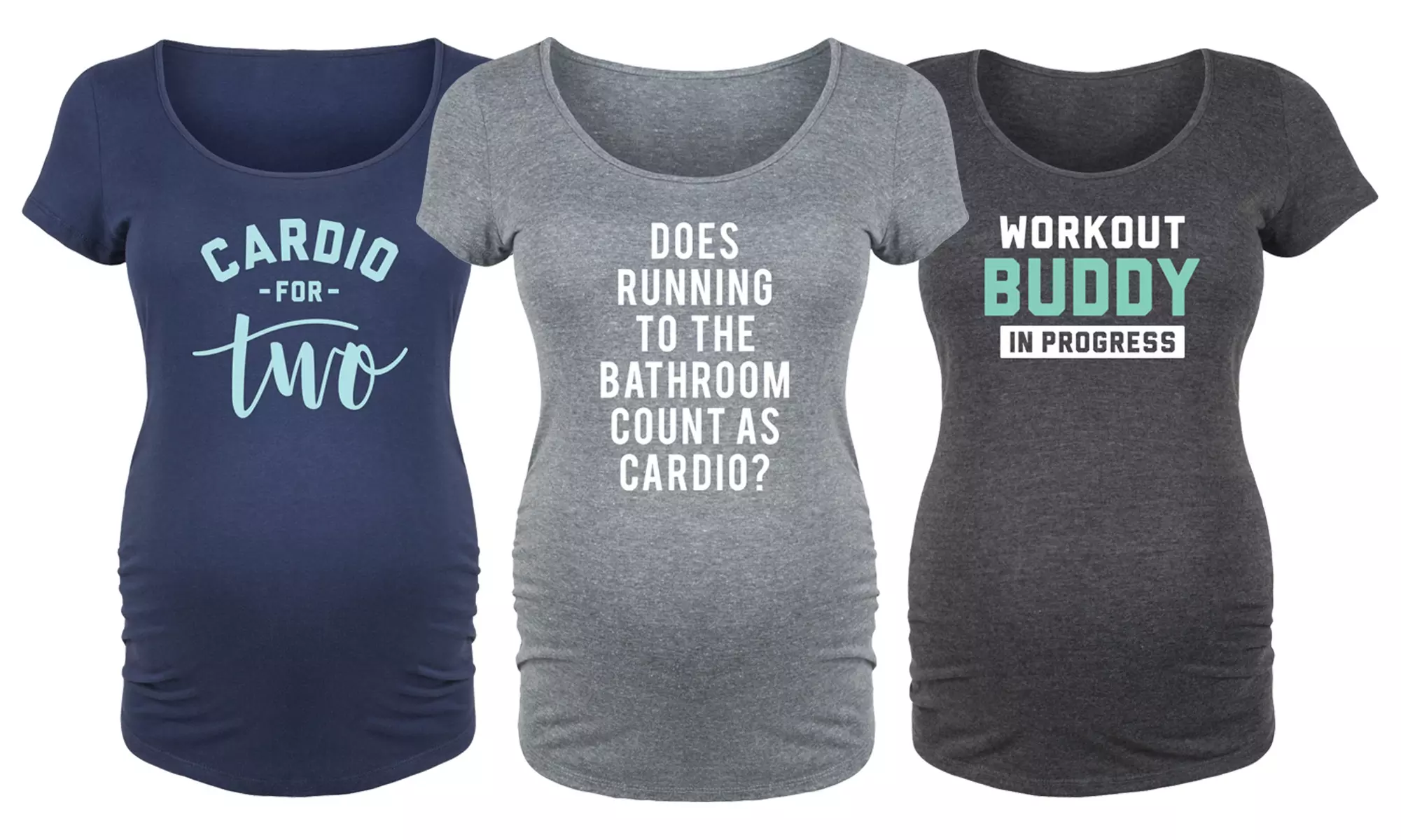 Workout It Out Baby Women's Maternity T-Shirts - Primary Image