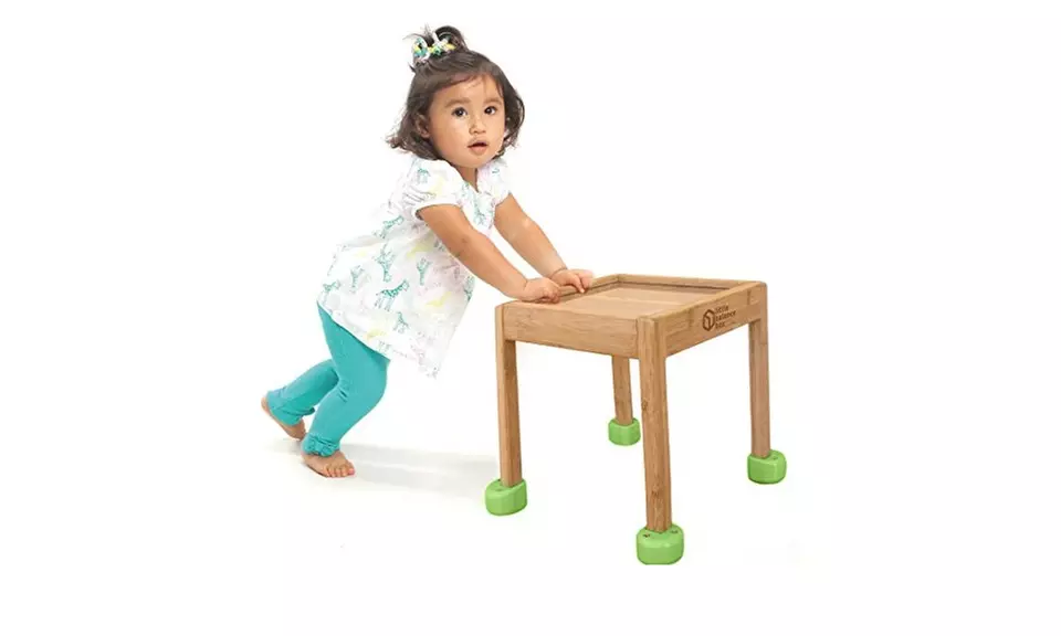 Little Balance Box 2-in-1: No Wheels Spring Feet, Girl Boy Best Baby Walker Push - Primary Image