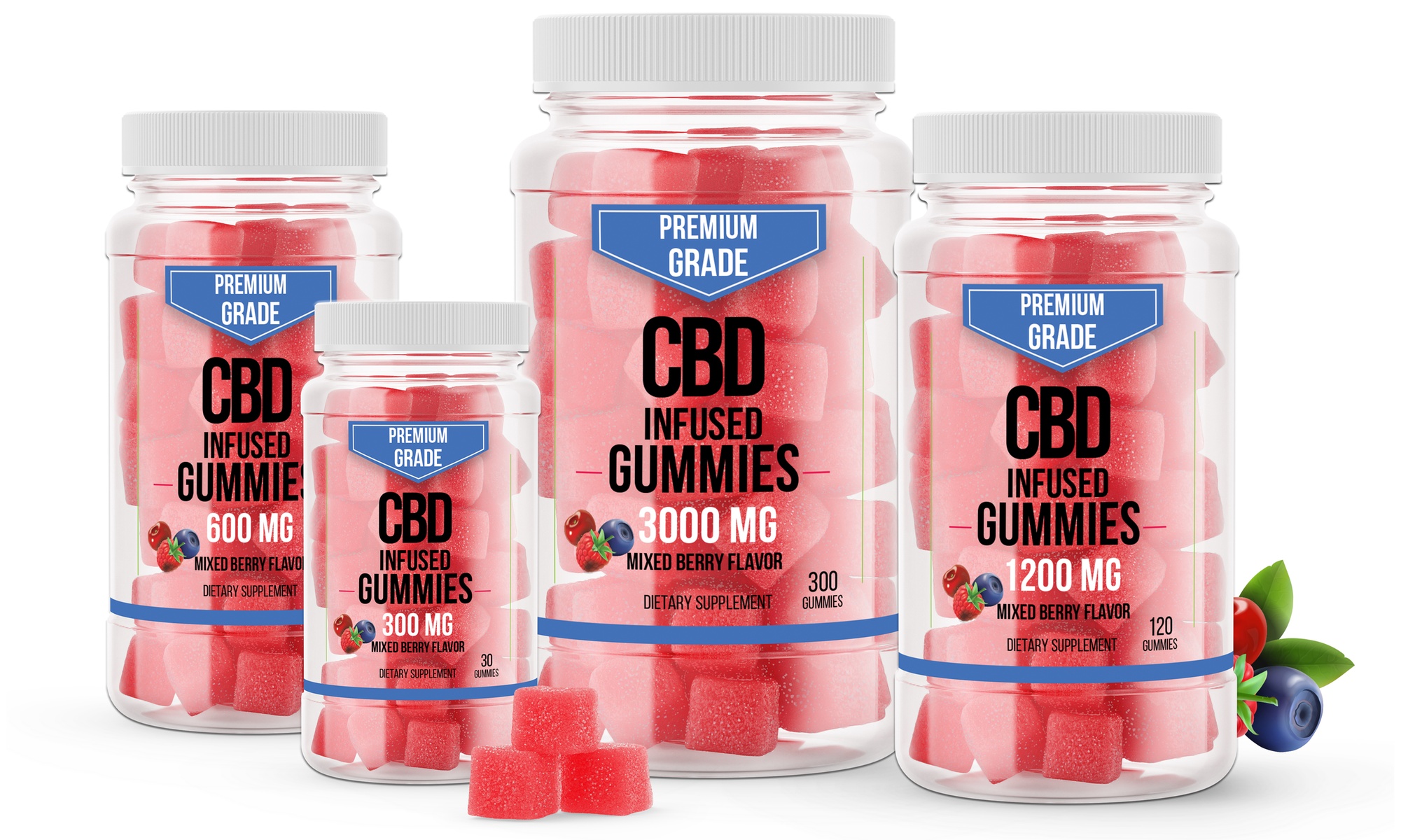 CBD Infused Premium Gummies from Select Organics (300mg to 3000mg)