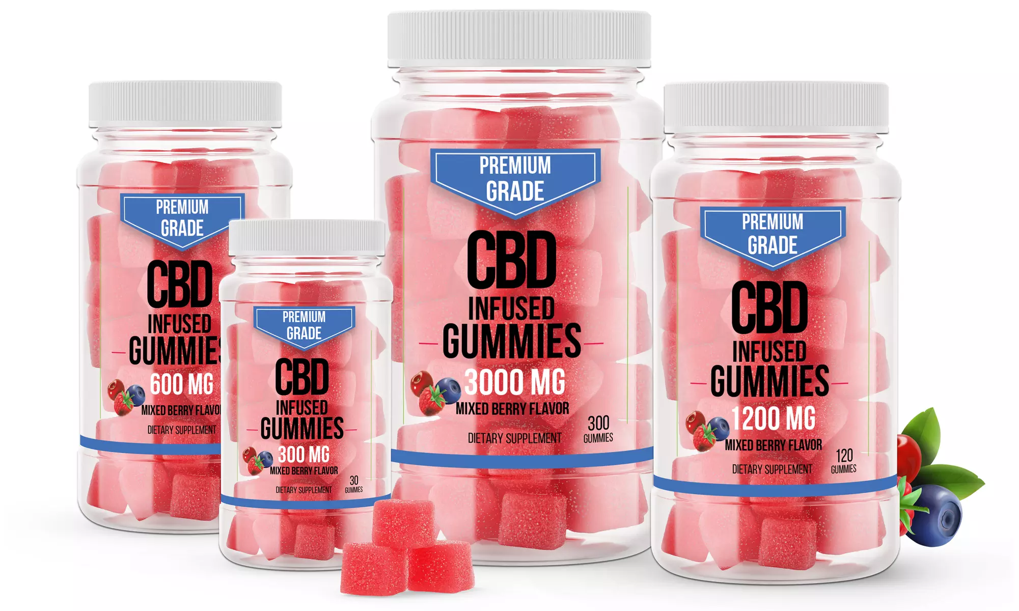 CBD Infused Premium Gummies from Select Organics (300mg to 3000mg)