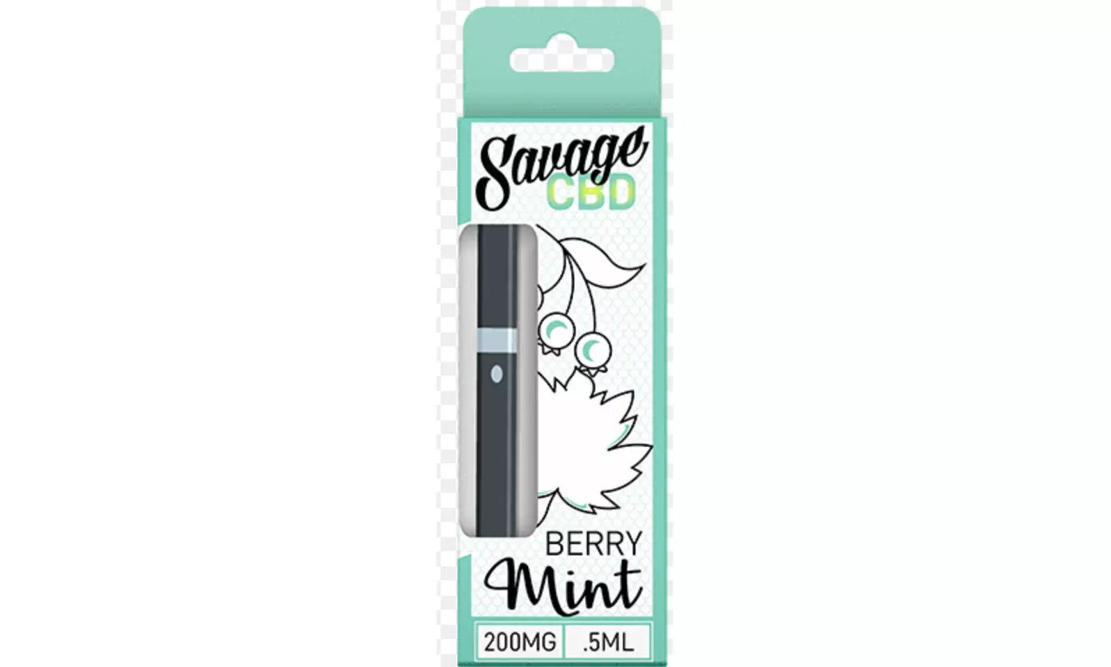 CBD Disposable Vape Pen with 200mg Full Spectrum CBD from Savage CBD - Second Medium