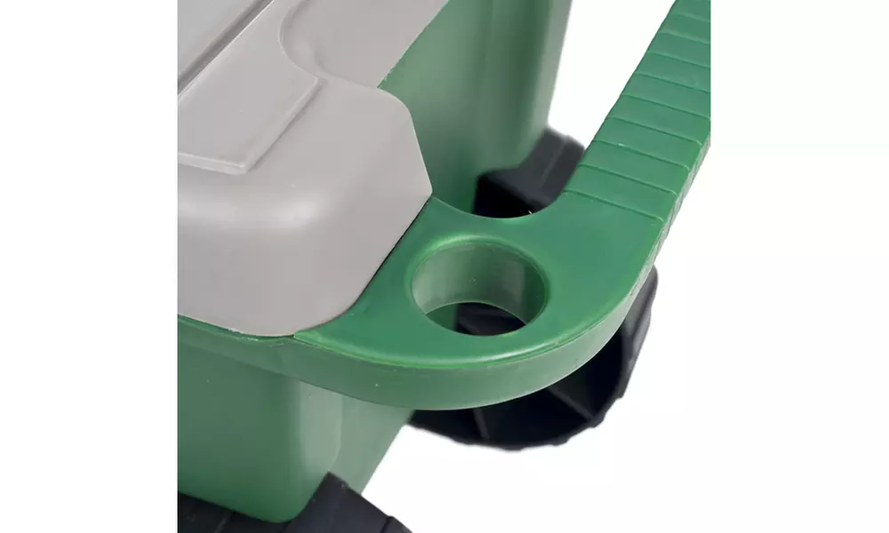 Pure Garden 20 inch Plastic Garden Storage Cart & Scooter