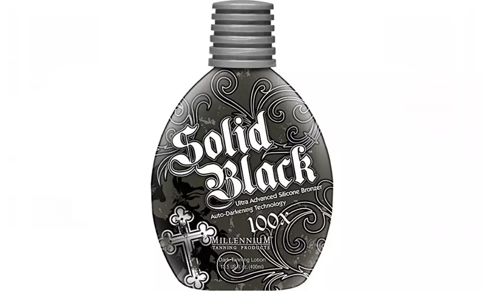  Millenium Tanning New Solid Black Bronzer Tanning Bed Lotion, 100x, 13.5-Ounce  - Primary Image