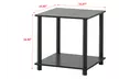 Mainstays-No-Tools-2-Pack-End-Table-Multiple Colors - Second Medium
